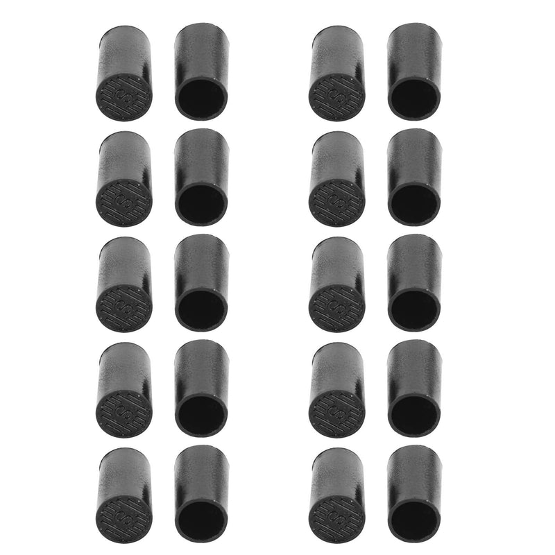 [Australia] - Pssopp 10 Pairs High Heel Tip Caps Black High Heel Tip Protector CPU Polyurethane Shoes Repairing Replacement Kits(10mm) 10mm 
