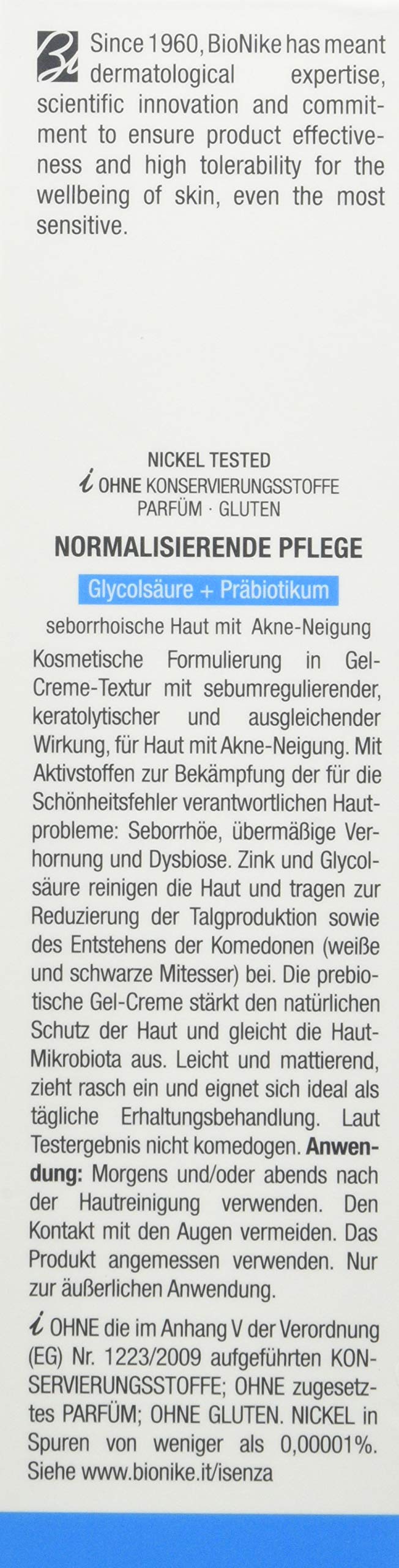 [Australia] - BioNike Aknet Dermocontrol Trattamento Normalizzante Pelle Con Acne 40 ml 