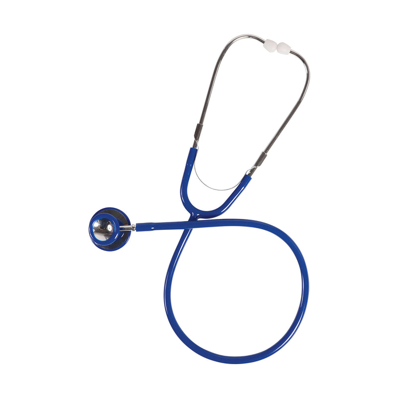 [Australia] - MABIS Stethoscope, Lightweight, Adult, Dual Head for Intake and General Examination with Large Diaphragm for High Frequencies or the Bell for Low Frequencies, 22 Inch Y Tubing, Blue 