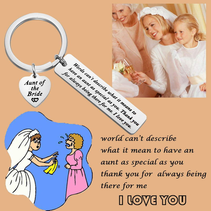 [Australia] - MAOFAED Aunt of The Bride Gift Aunt of The Groom Gift Auntie Gift Words Can’t Describe What It Means to Have an Aunt As Special As You Aunt Appreciation Gift Aunt of The Bride Groom Aunt Wedding Gift 