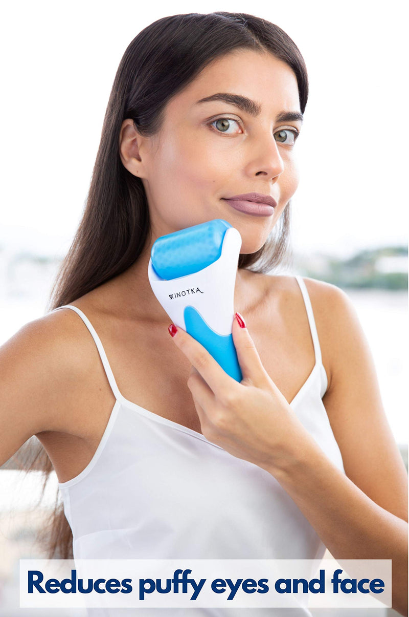 [Australia] - Ice Roller for Face and Eye Puffiness Relief, Cold Roller for Migraine Relief, Facial Ice Roller for Face and Body, Lymphatic Drainage Tool 