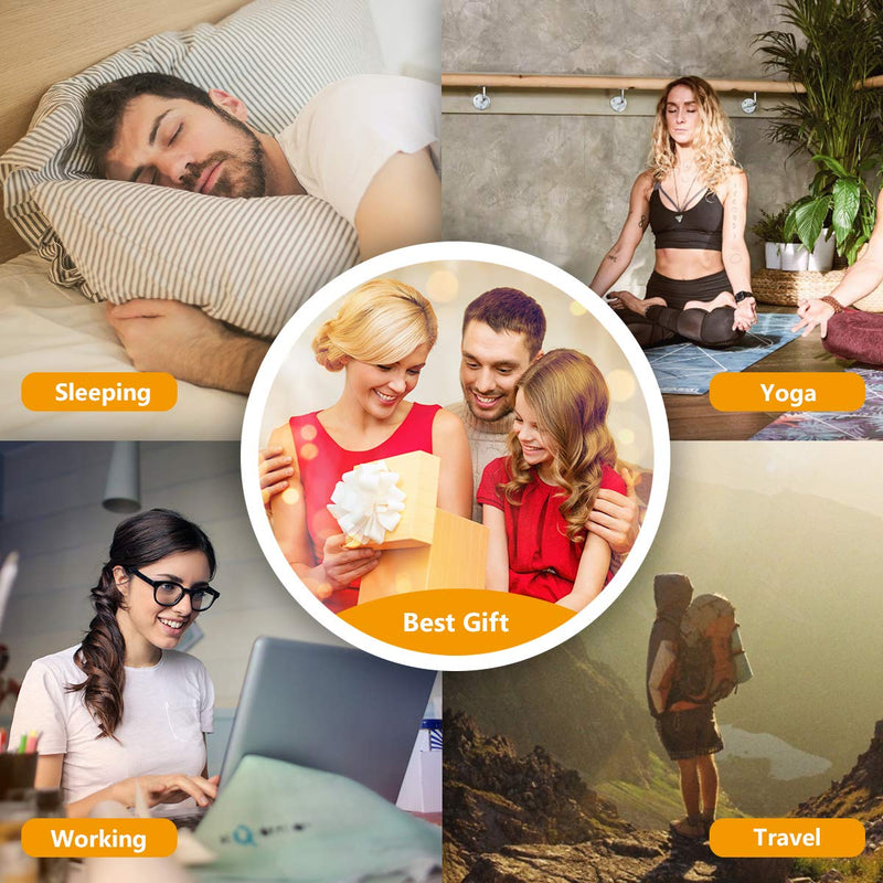 [Australia] - White Noise Machine Easysleep Sleep Sound Machine 25 Sounds 5 Timer 32 Volume Baby Kids Adults for Sleeping with 4 Adjustable Brightness Black With Light 