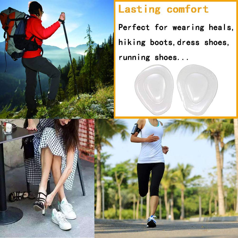 [Australia] - Metatarsal Pads Ball of Foot Cushions 8 Pack Gel Ball Feet Pads Mortons Neuroma Callus Foot Pain Relief Bunion Forefoot Support for Women Men 