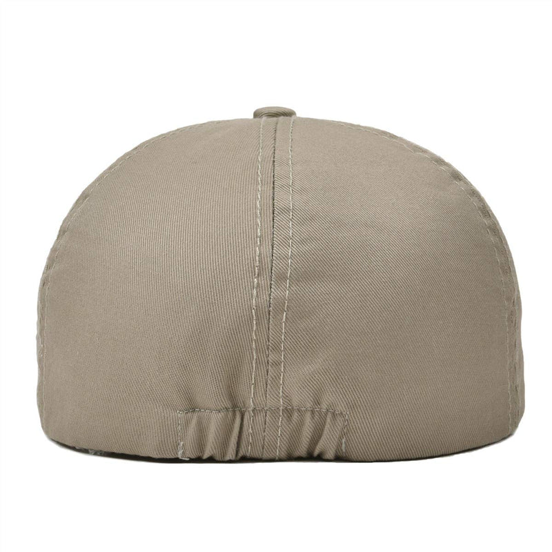 [Australia] - VOBOOM Cotton Washing Flat Cap Cabbie Hat Gatsby Ivy Irish Hunting Newsboy Khaki 