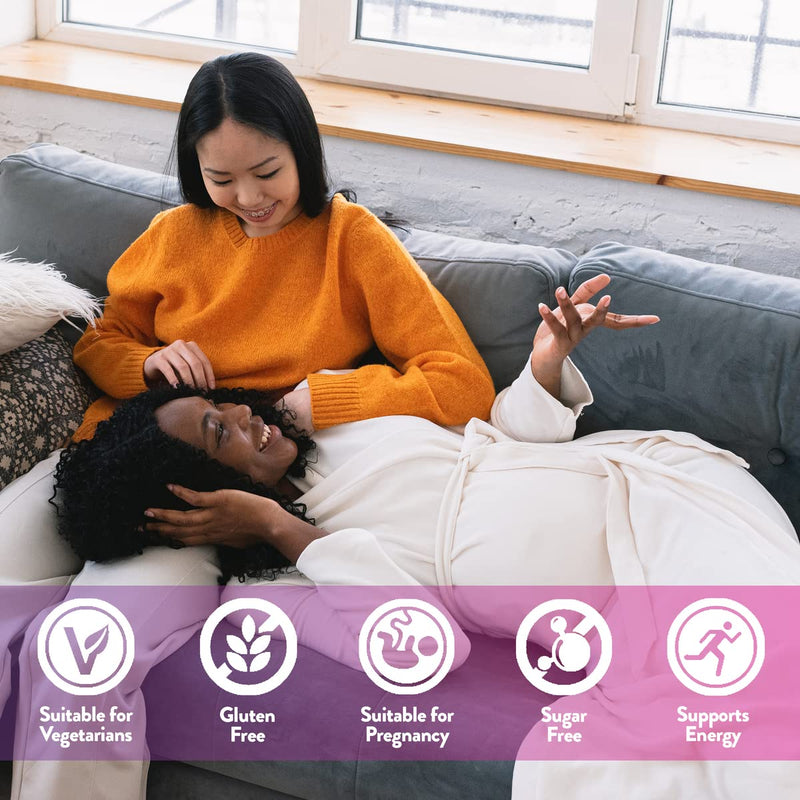 [Australia] - Active Iron Women with Active Multivitamin | 30 Iron Capsules & 30 Active Multivitamins | Iron Supplement | High Strength B Vitamins | Non-Constipating | 1-Month Supply 