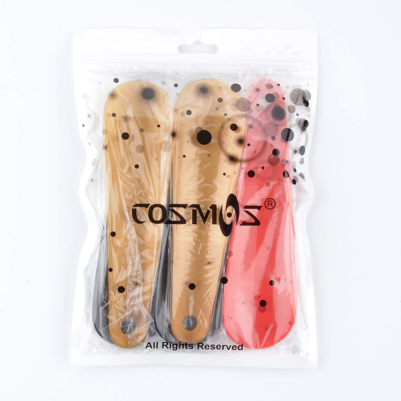 [Australia] - Cosmos Pack of 6 Plastic 6.3" Shoe Horn Travel Shoehorns Original version 