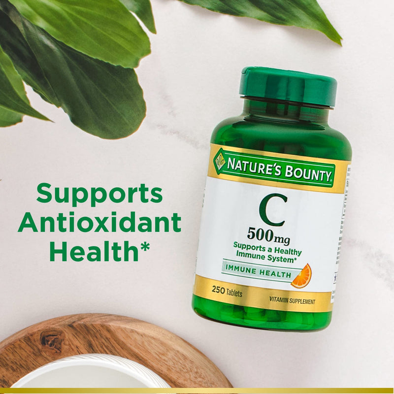 [Australia] - Nature’s Bounty Vitamin C, Immune Support, Tablets, 500mg, 250 Ct 
