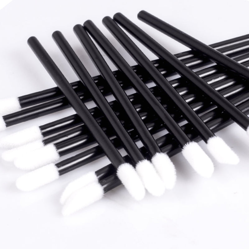 [Australia] - Disposable Lipstick Wands Applicators 600pcs - Disposable Lip Brushes Disposable Lip Wands ECBASKET Lipgloss Applicators Tester Wands Disposable Makeup Applicators Makeup Brushes Tool Kits Black 