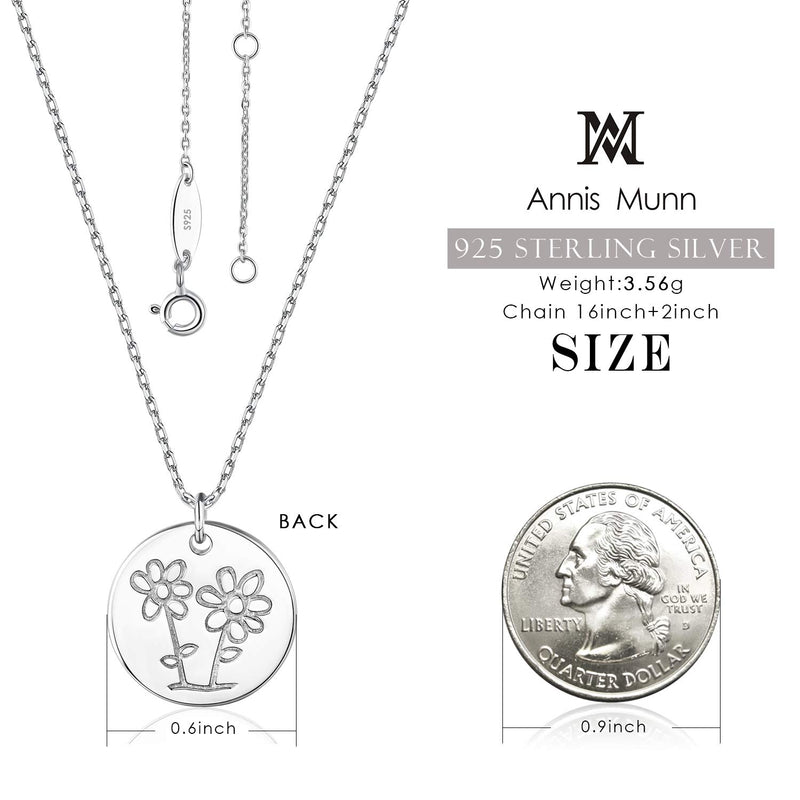 [Australia] - Annis Munn Soul Sister Necklace - 925 Sterling Silver Adjustable Engraved Bar Pendant Friendship Graduation Christmas Jewelry Birthday Gift (C； Sister Necklace) 