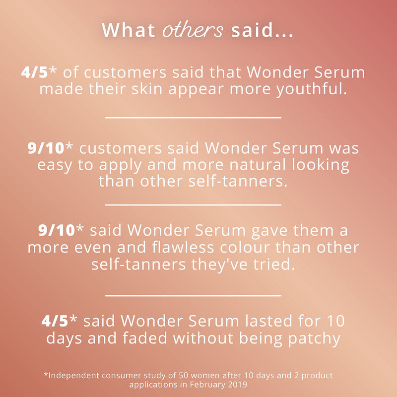 [Australia] - Skinny Tan Wonder Serum Anti-Ageing Tanning Serum 145ml |Tanning Serum with Youth Boosting Q10 and Vitamin E | Cruelty Free & Vegan Skincare for Radiant Natural Glow 