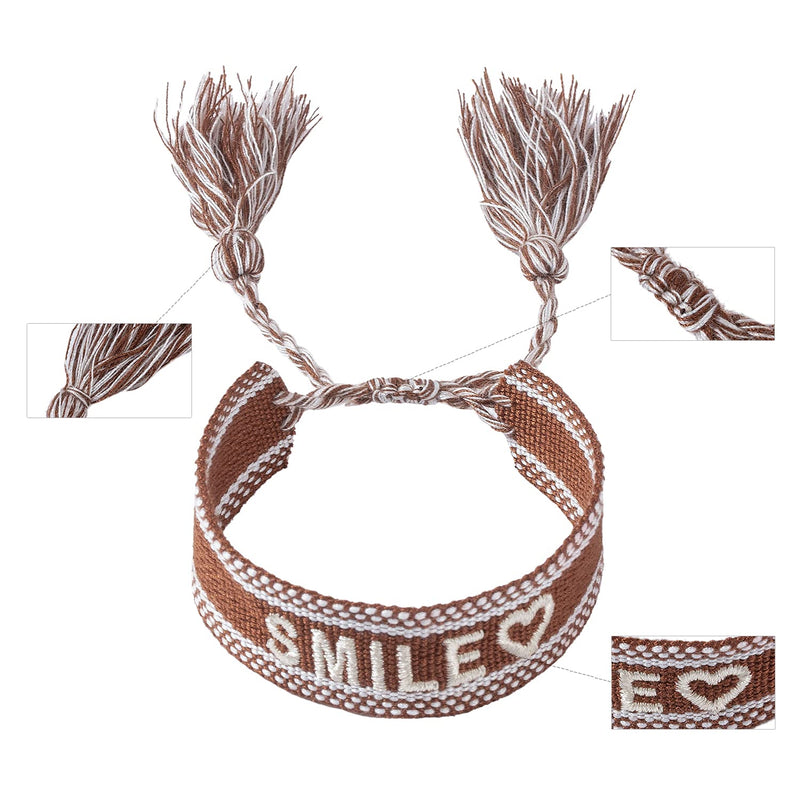 [Australia] - 3 Pcs Woven Friendship Wrap Bracelets - Pulseras Tejidas Para Mujeres Hand-knitted Wrap Bracelets for Women and Lovers SET-A 