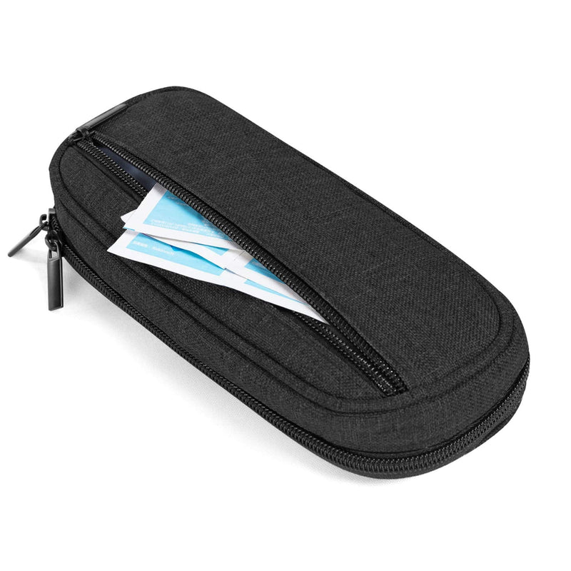 [Australia] - Luxja Insulin Travel Case, Insulin Bag for Insulin Pens and Other Diabetic Supplies (Bag Only), Black 
