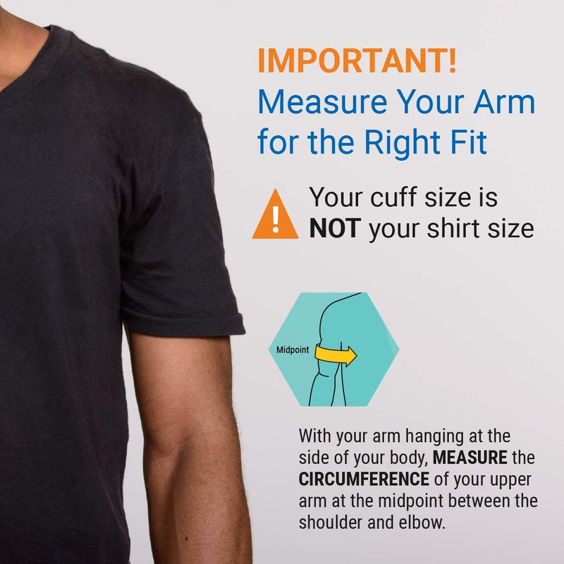 [Australia] - LifeSource Medium Replacement Cuff (UA-280) for UA-705V/VL and UA-787EJ Blood Pressure Monitors 