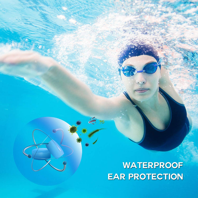 [Australia] - Ear Plugs for Sleeping - Vegpoet Reusable Moldable Silicone Earplugs Noise Cancelling Reduction for Concerts, Swimming, Shooting, Snoring, Airplane, Musicians, Motorcycle, 12 Pack 