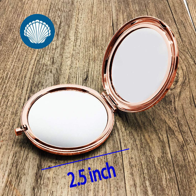 [Australia] - WIEZO-USA Funny Sister Gifts, Sisters are Like Chubby Thighs They Stick Together, Birthday Gifts Sister, Rose Gold Mirror Gift 
