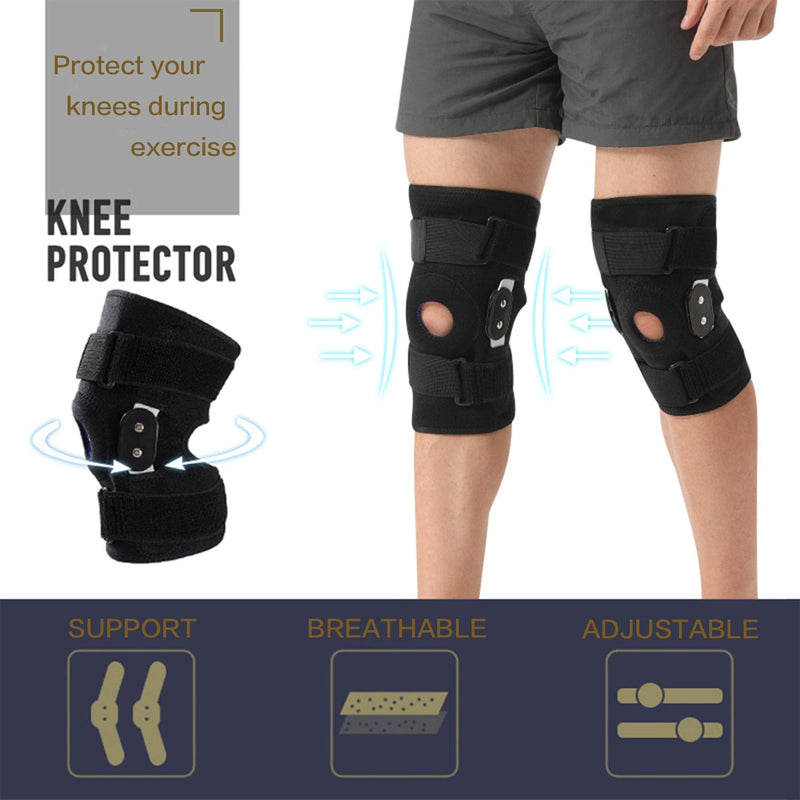 [Australia] - Decompression Knee Brace, Stable Support of The Knee, Effective Relief of ACL, Arthritis, Meniscus Tear, Tendinitis Pain, Adjustable Compression Band, Suitable for Men and Women Medium 