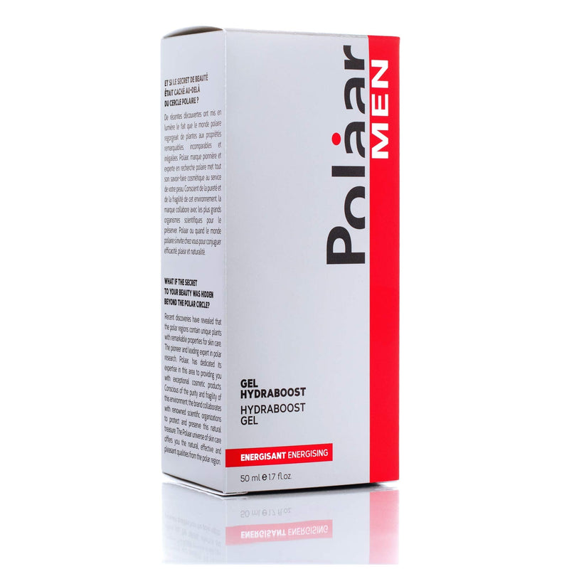 [Australia] - Pol√•ar Men - Energizing Hydraboost Gel with Ginseng and Siberian Olive Tree - 50 ml - Moisturing Face Cream - After shave - Matte finish care - All skin types - Natural Active Ingredient 