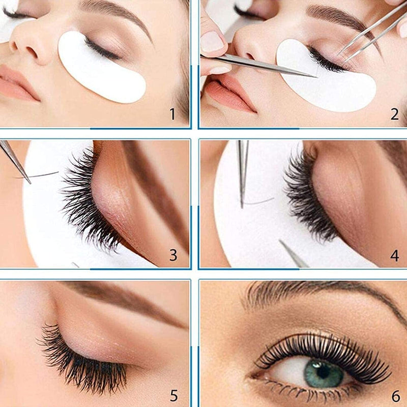 [Australia] - Sunallwell Under Eye Gel Pads 50 Pairs Under Eye Patches Isolation Eyelash Extension Pads Lint Free Beauty Mask Tool Makeup for Pro Salon and Individual（Premium Quality） Eyelash Extension Eye Gel Pads 
