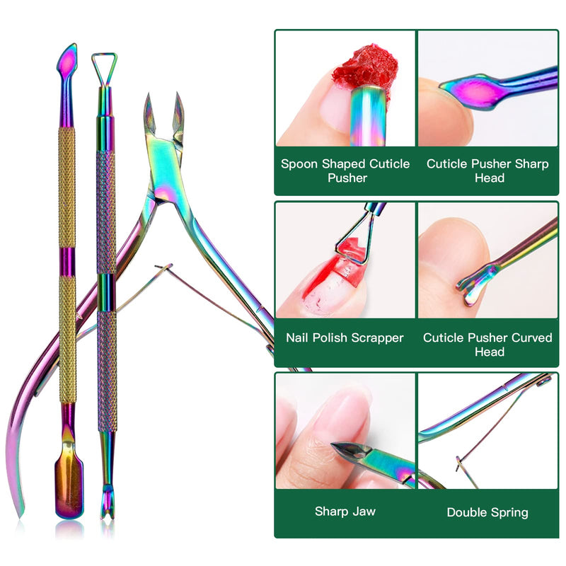 [Australia] - XIFEPFR Cuticle Remover Kit - Cuticle Remover Cream & Cuticle Oil Pen for Soften Moisturize, Cuticle Trimmer, Cuticle Nipper, Cuticle Pusher and Nail Cotton Pads for Professional Manicure 