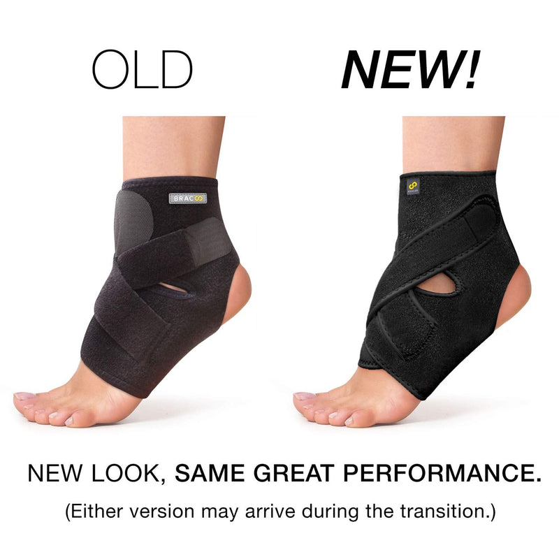 [Australia] - Bracoo Ankle Support, Compression Brace for Arthritis, Pain Relief, Sprains, Sports Injuries and Recovery, Breathable Neoprene Sleeve, FS10 (Pink, L/XL) Pink Large/X-Large (Pack of 1) 