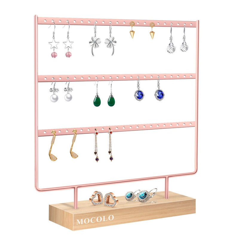 [Australia] - Earring Organizer Stand, Earring Display Stand, Earring Holder for Hanging Earrings Rose Gold 