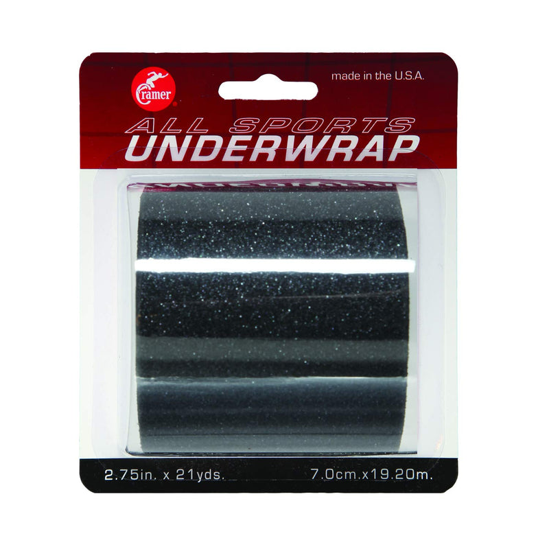 [Australia] - Cramer Tape Underwrap, Sports PreWrap for Athletic Ankle 1 Roll Black 