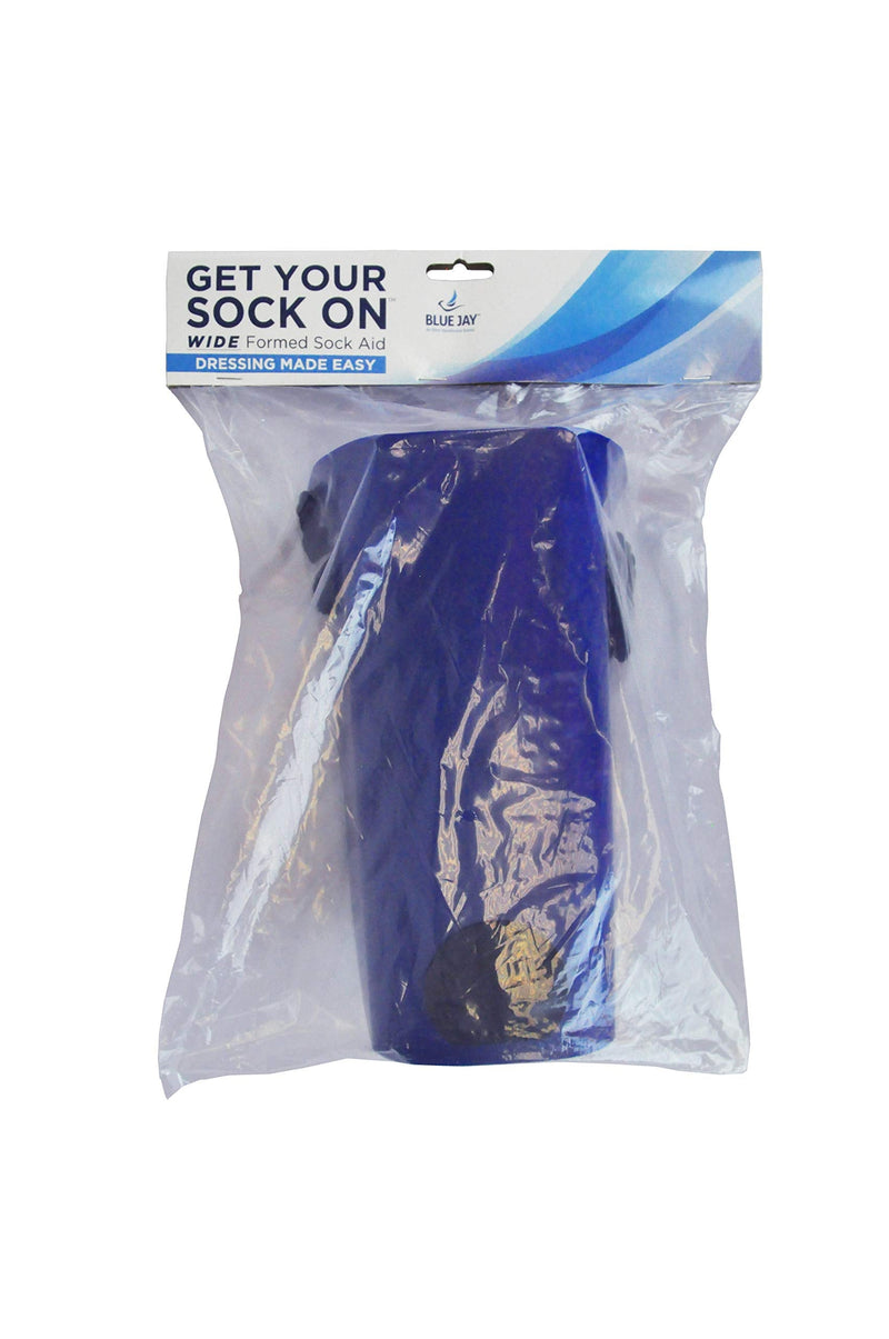 [Australia] - Blue Jay An Elite Healthcare Brand Get Your Sock On Formed Sock Aid for Undergoing Recovery Patients with Large Foam Handles and Wide Molded Plastic Frame | 30 inches Cord Length 