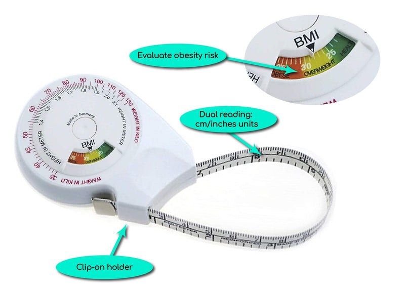 [Australia] - Slim Guide Skinfold Caliper AnthroFlex Kit with BMI Tape Measure, AnthroMetrix Software, Bag and Multilingual Instruction Manual - 1.0 mm Precision (Black) 