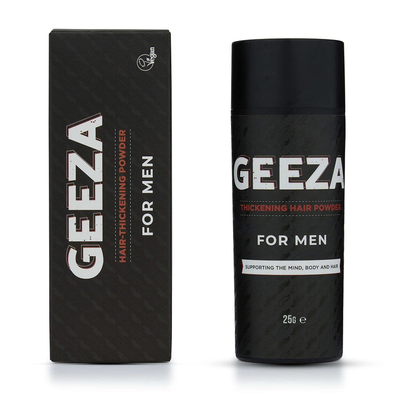 [Australia] - Geeza Hair Volume Powder, Hair Styling Products for Men Instant Volume Probably the Best Thickening and Styling Products in the World Strong Hold Grease Free Easily Washable and Reworkable 25g 
