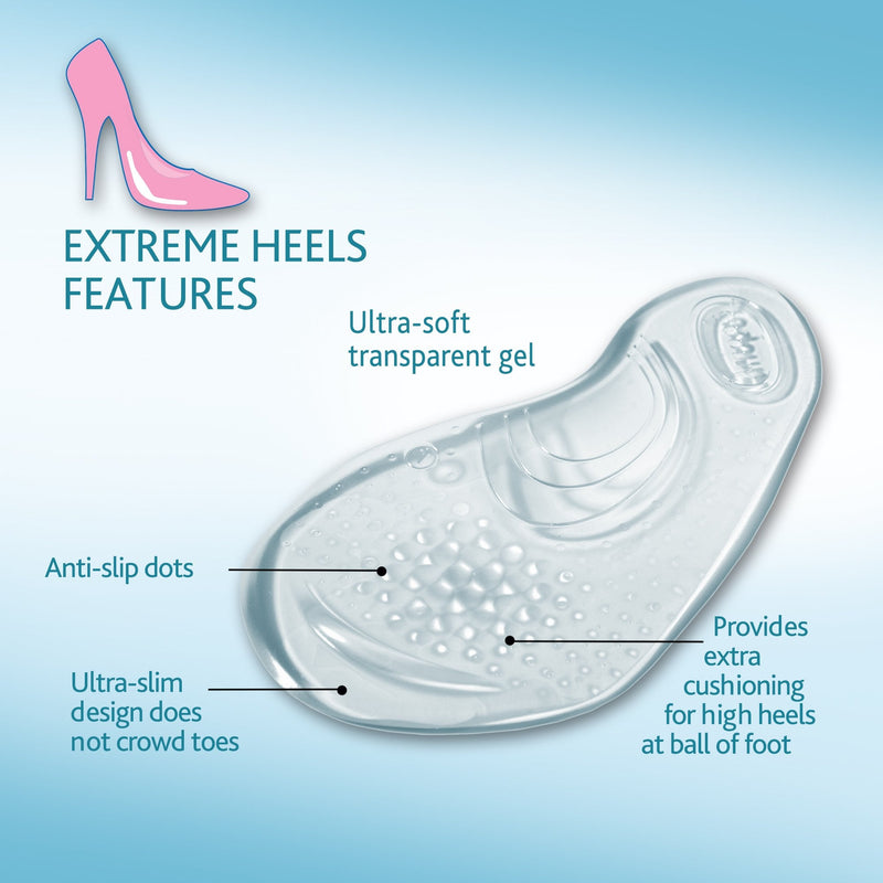 [Australia] - Amope GelActiv Extreme Heels Insoles for Women, 1 pair, Size 5-10 