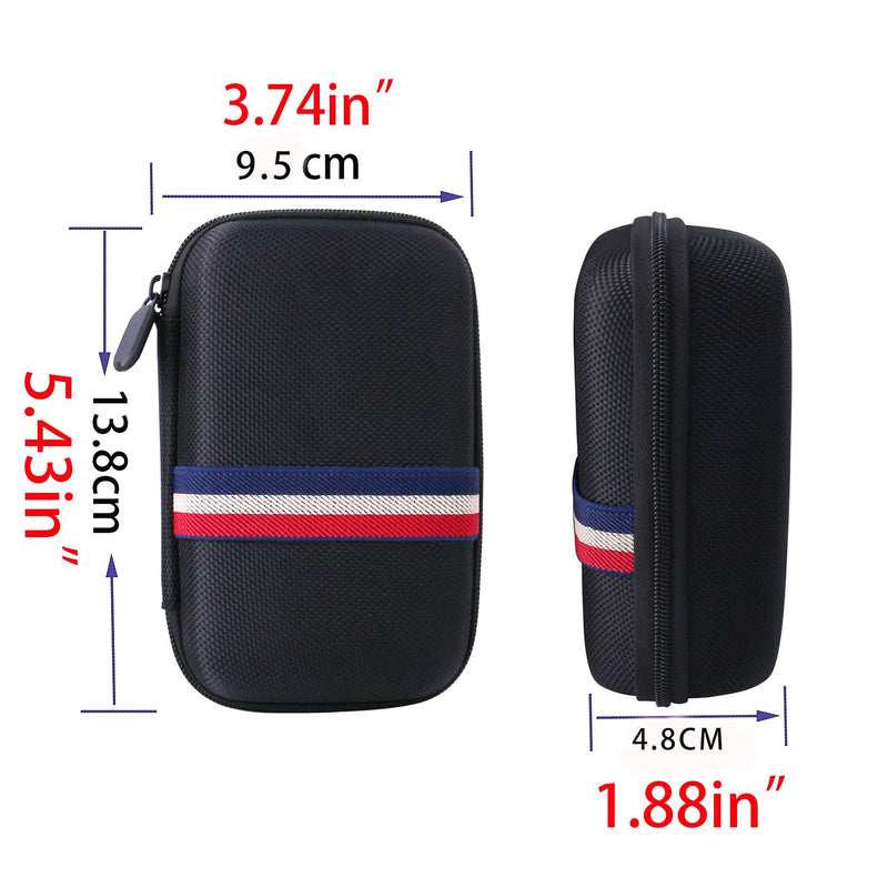 [Australia] - JINMEI Hard EVA Dedicated Case for TechCare Massager Tens Unit Plus Electronic Pulse Massager Machine Carrying Case 