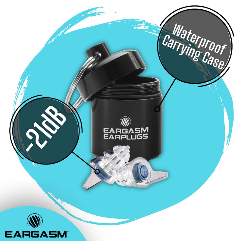 [Australia] - Eargasm Smaller Ears Earplugs for Concerts Musicians Motorcycles Noise Sensitivity Disorders and More! Two Different Sizes Included to Accommodate Smaller Ear Shapes! Blue 