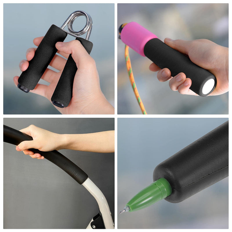 [Australia] - uxcell Foam Tubing for Handle Grip Support, Pipe Insulation, 6mm(1/4") ID 16mm OD 1m Length Black 6mm x 16mm 