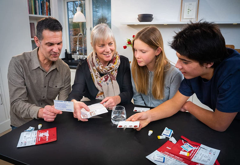 [Australia] - 1 x Blood Type Test Kit - Group A, B, RhD Testing - Home EldonCard Tests 1 Count (Pack of 1) 