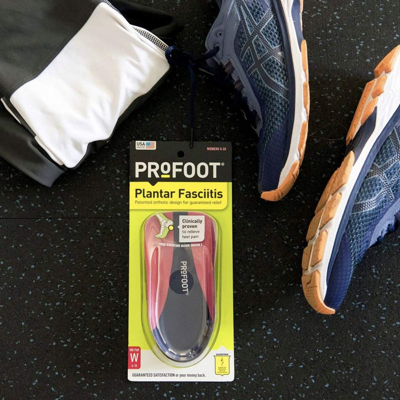 [Australia] - ProFoot Orthotic Insoles For Plantar Fasciitis & Heel Pain, Women's 6-10, 1 Pair 1 Pair (Pack of 2) 