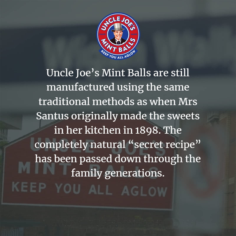[Australia] - Uncle Joe's | Sugar Free Mint Balls | 60g Bag 
