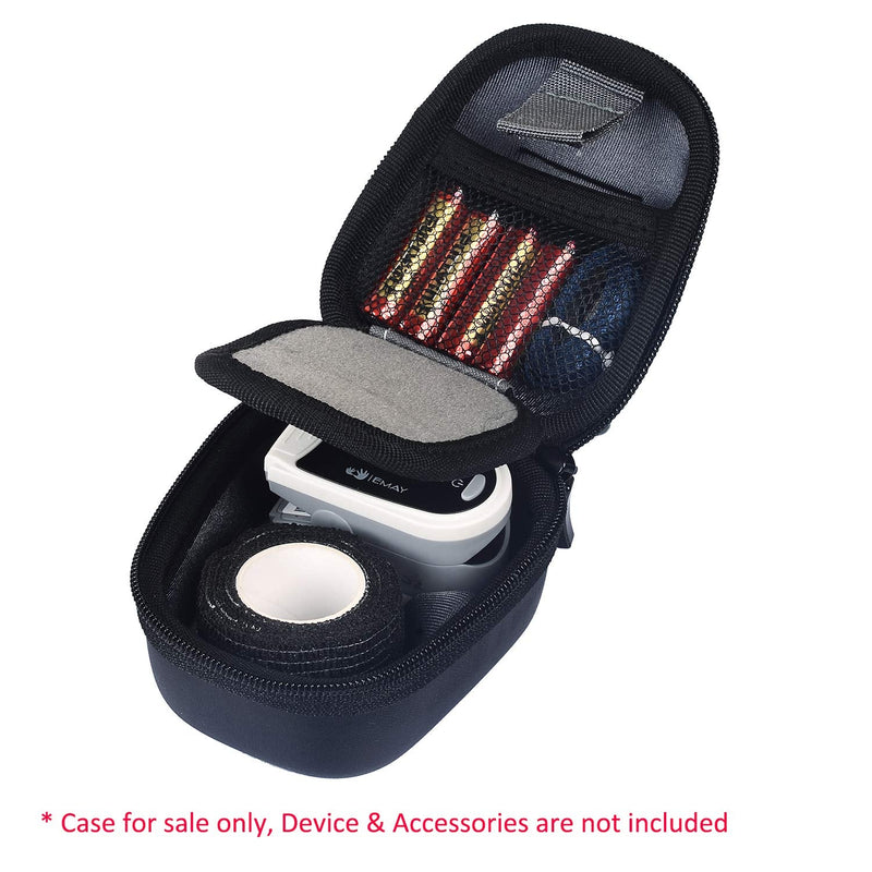 [Australia] - EMAY Hard Protective Hard Case for EMAY Bluetooth Pulse Oximeter | Carrying Case for EMAY Wireless Pulse Oximeter and Accessories 