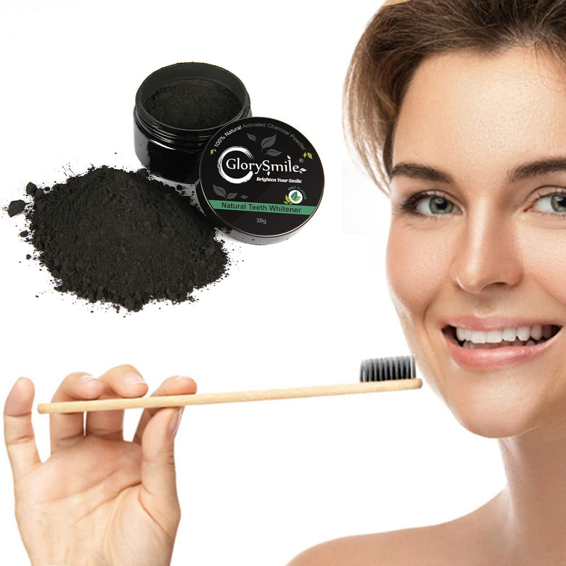 [Australia] - Teeth Whitening Powder,Charcoal Powder with Bamboo Brush,Charcoal Powder for Teeth,Tooth Powder for Sensitive Teeth,Active Whitening Ingredients,Active Teeth Whitening (Mint) Mint 