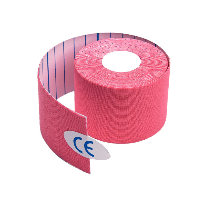 [Australia] - Pink Kinesiology Tape, Therapeutic Adhesive Kt Tape Roll - 5cm Waterproof Sports Strapping Tape - Ideal for Exercise, Sports and Injury Pink 