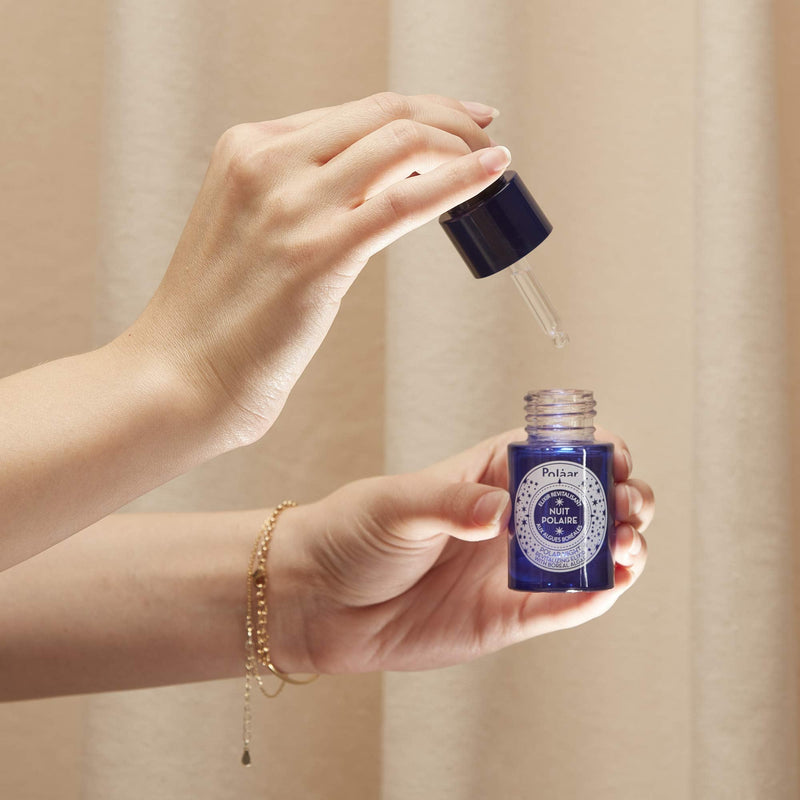 [Australia] - Pol√•ar - Revitalizing Elixir Polar Night with Boreal Algae - 15 ml - Night face care - Serum, Dry Oil - Moisturizing, anti-aging, smoothing, regenerating, detoxifying - All skin types, even sensitive 