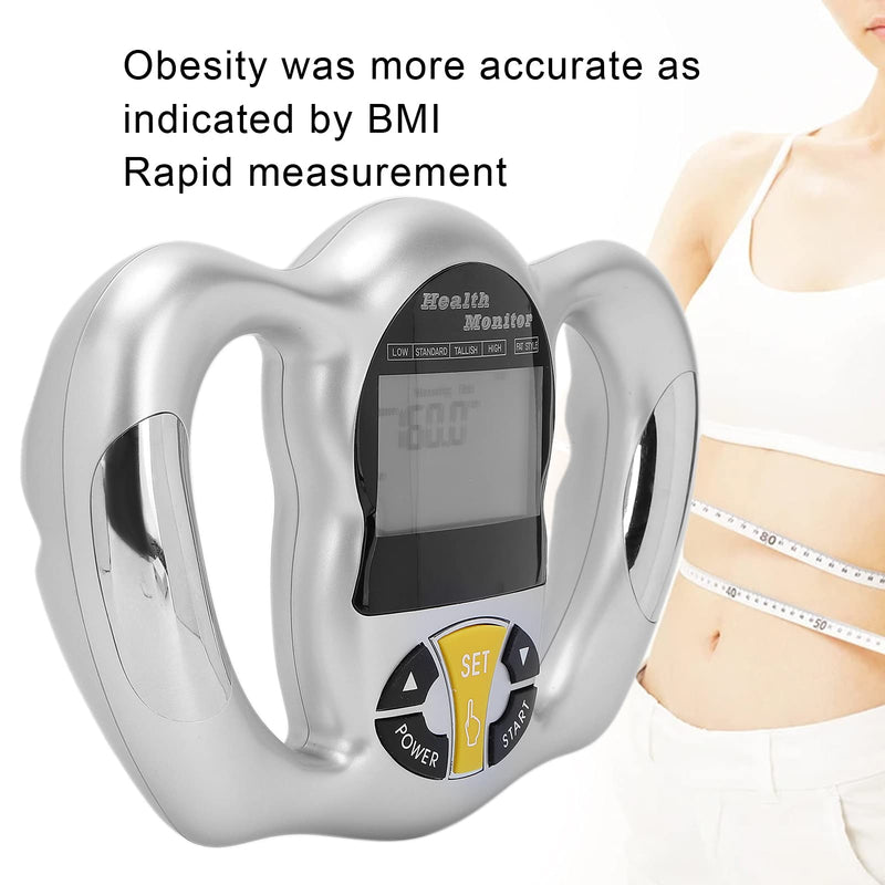 [Australia] - Handheld Body Fat Tester, Body Composition Analyzer, Body Fat Measuring Instrument BMI Meter Fat Analyzer Body Fat Monitor Fat Measuring Device 