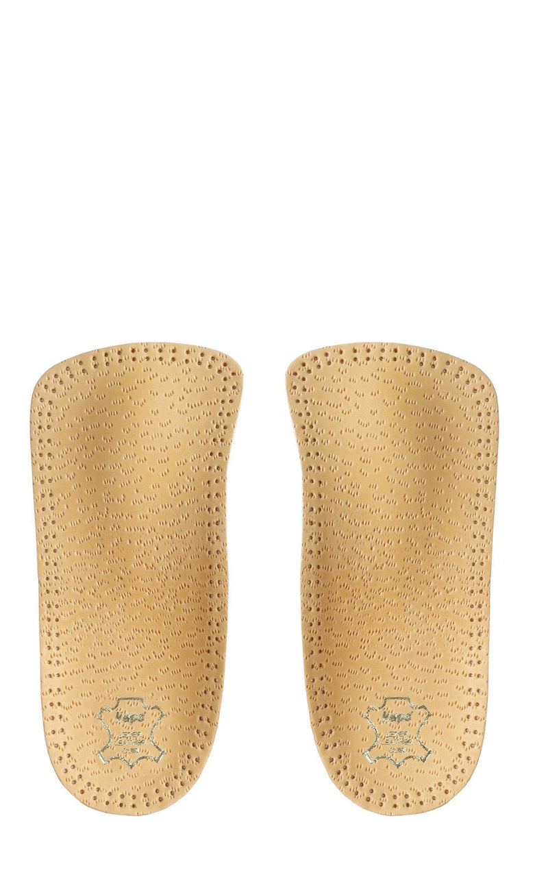 [Australia] - Orthotic 3/4 leather insoles toe-free with longitudinal and metatarsal arch support, Kaps Carmen 37 EUR / 4 UK Women 
