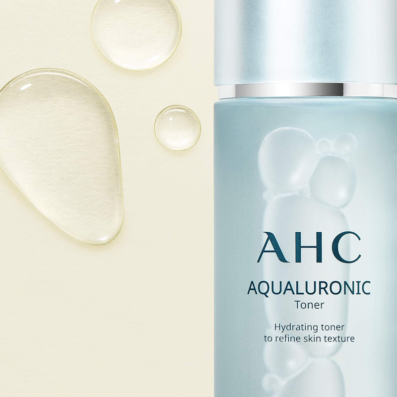 [Australia] - AHC Toner for Face Aqualauronic Hydrating Skin for Dehydrated Skin Triple Hyaluronic Acid Korean Skincare 5.07 oz 