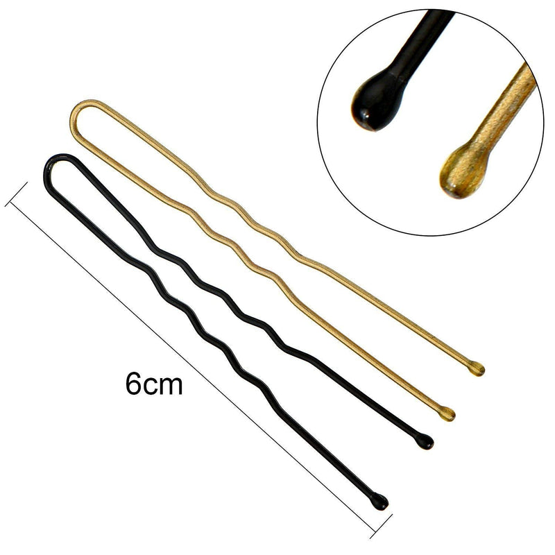 [Australia] - Hair Pins Bobby Pins U shape Hair Bun Pins Clips Hair Grips for Women Hair Styling Pins 100 Pieces Ideal for All Hair Types (U-shaped, Brown) U-shaped, Brown 