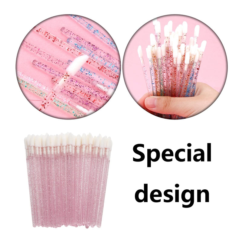[Australia] - 150 Pcs Disposable Mascara Wands Brushes Lip Gloss Brushes Lipstick Wands Applicators for Makeup 