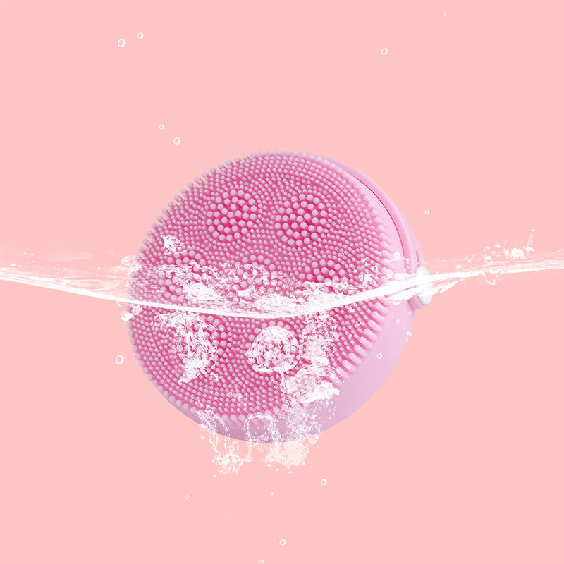 [Australia] - ZEPAN Silicone Facial Cleansing Brush for Travel,Rechargeable Face Scrubbers Massager Skin Cleanser Brush for Deep Cleasing,Exfoliator,Shrinking Pores,6 Speeds,Gift for Mom Women Girlfriend（Pink） Pink 