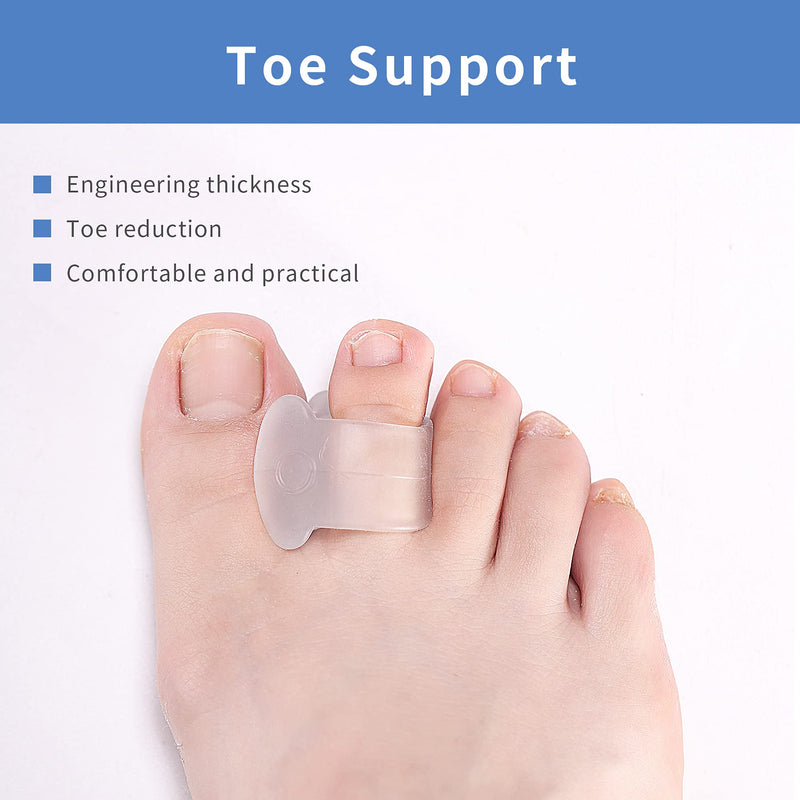 [Australia] - Toe Separators，4 Pack Toe Spacers to Correct Bunion, Straighten Overlapping Toes and Realign Crooked Toes, Pads for Overlapping, Hallux Valgus, Yoga 