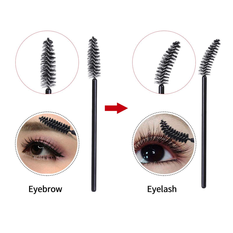 [Australia] - MSQ 50 Pack Mascara Wands Disposable Eyelash Mascara Eyebrow Brushes Applicator Makeup Cosmetic Brush for Eyelash Extensions Mascara Use… 50pcs 