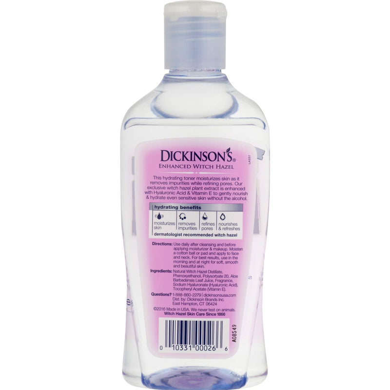 [Australia] - Dickinson's Enhanced Witch Hazel - Hydrating Toner - With Rosewater - 473 Milliliters 