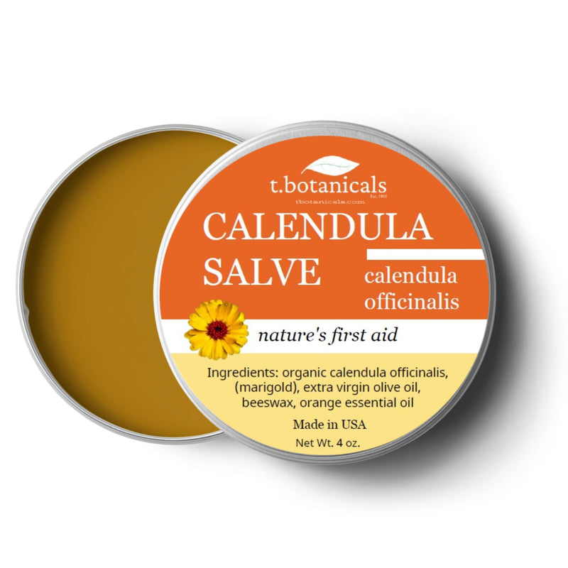 [Australia] - Calendula Salve, Skin Soothing Calendula Cream, Marigold Balm, Herbal Moisturizer Ointment for Eczema, Dry Skin, Rashes, Sunburn, Diaper Rash, Itchy Skin, Made in USA 2 Ounce 